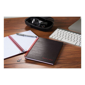 Black n' Red™ Twinwire Hardcover Notebook, 1 Subject, Wide-legal Rule, Black Cover, 11 X 8.5, 70 Sheets freeshipping - TVN Wholesale